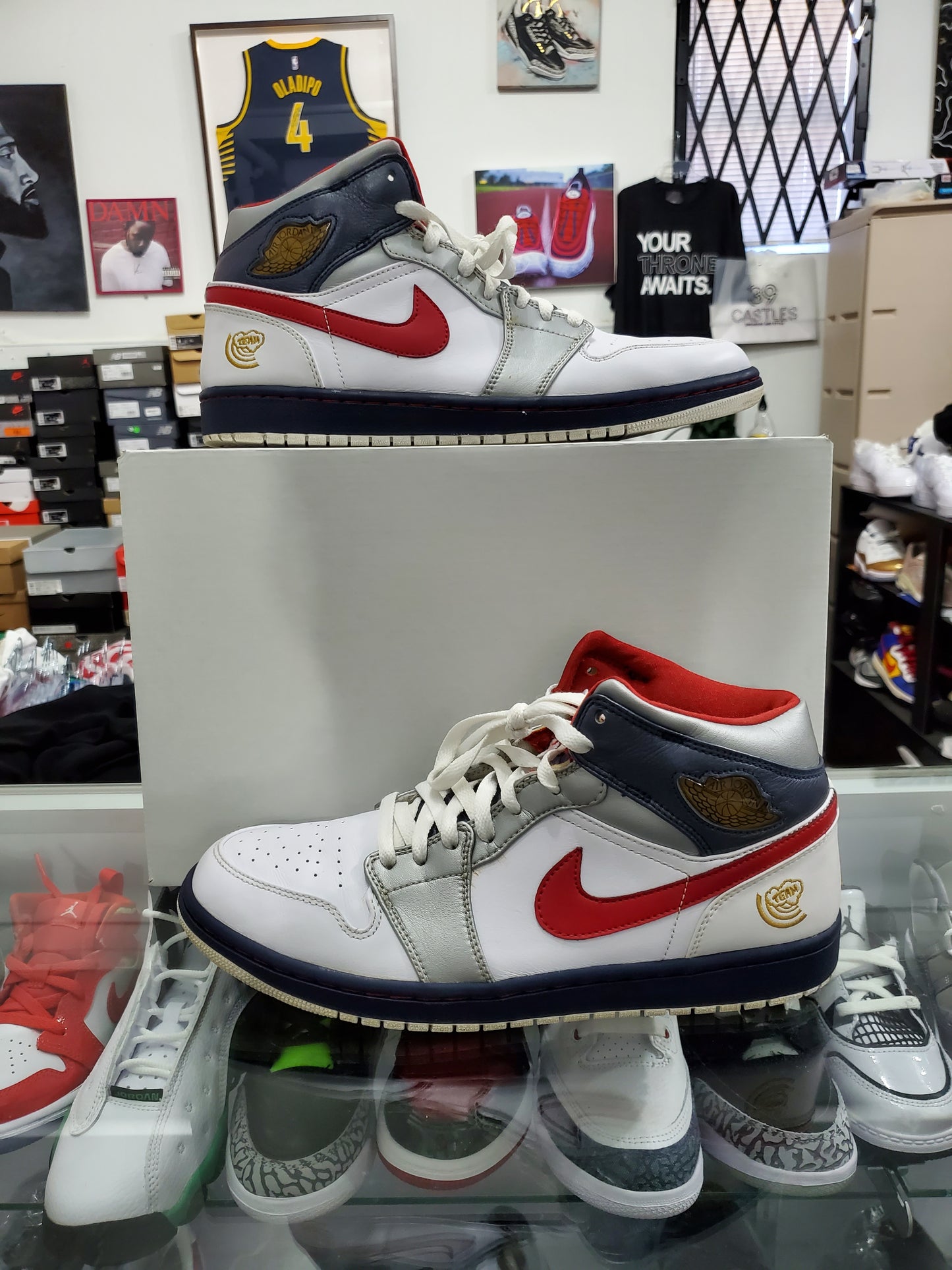 Air Jordan 1 Mid - Dream Team/ "Olympics" (2008)