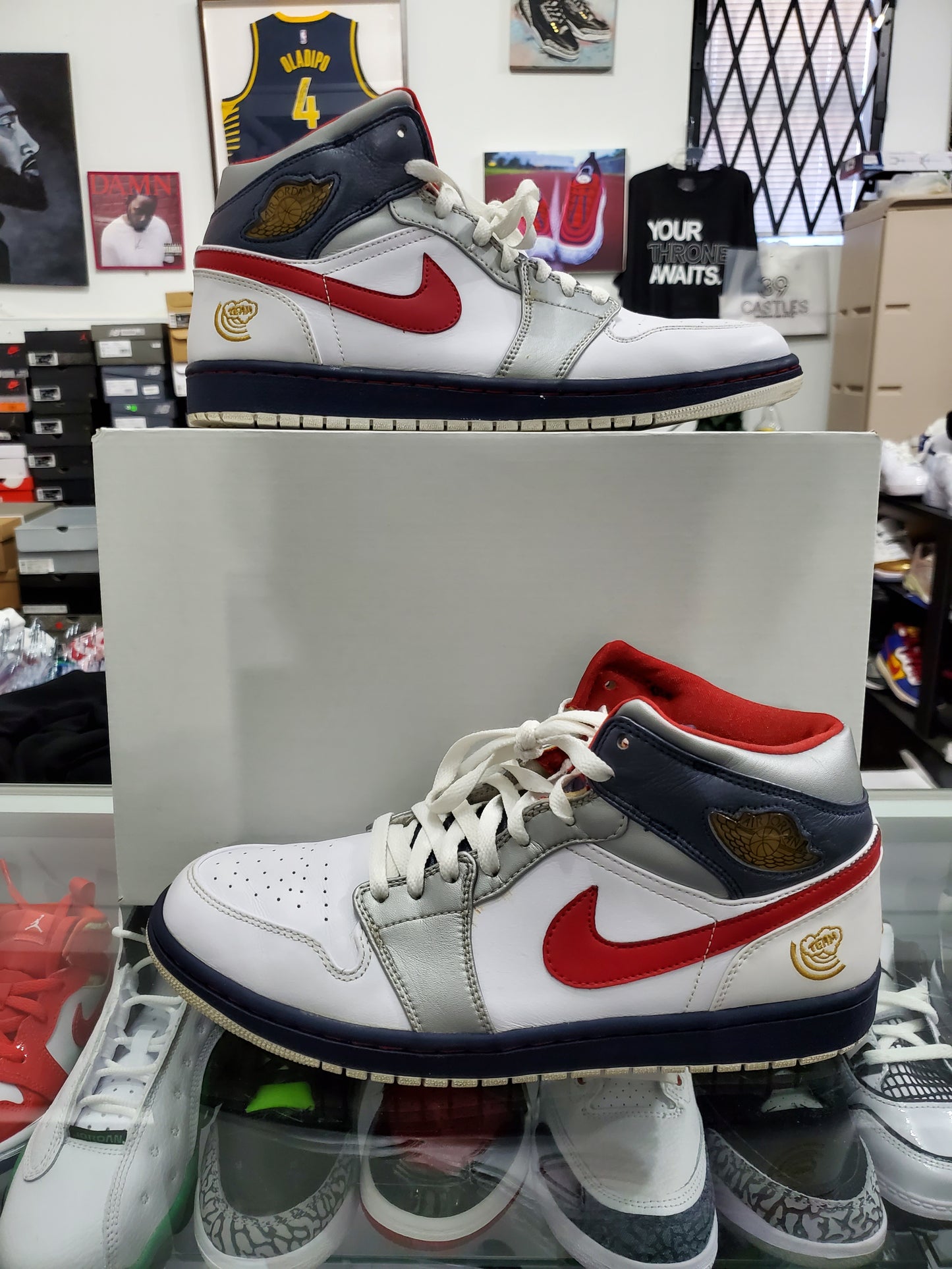 Air Jordan 1 Mid - Dream Team/ "Olympics" (2008)