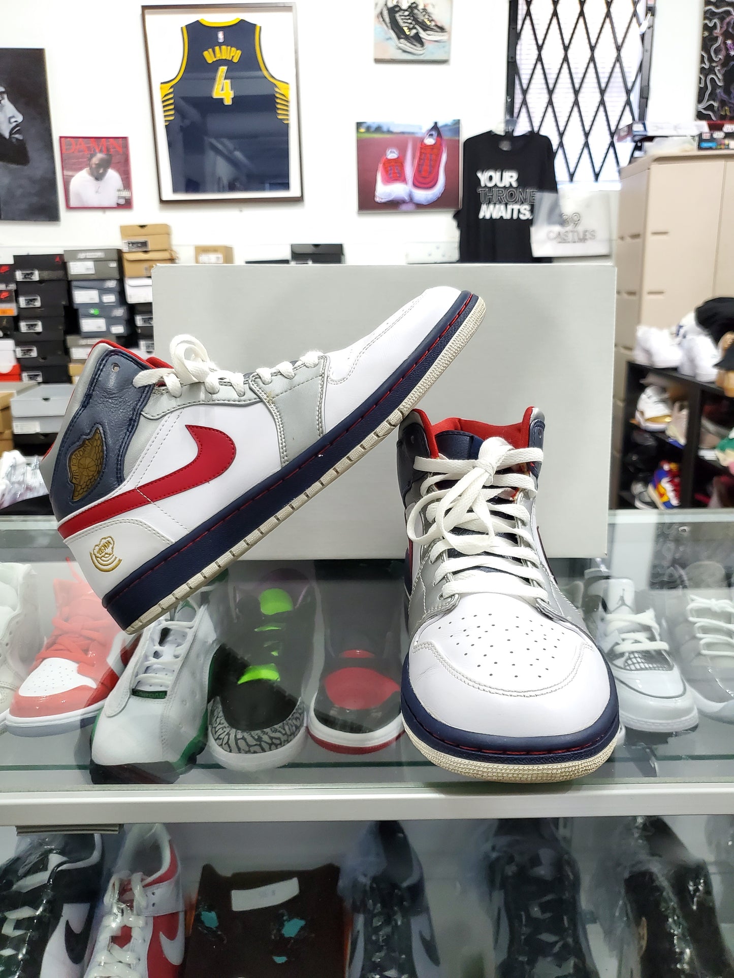 Air Jordan 1 Mid - Dream Team/ "Olympics" (2008)