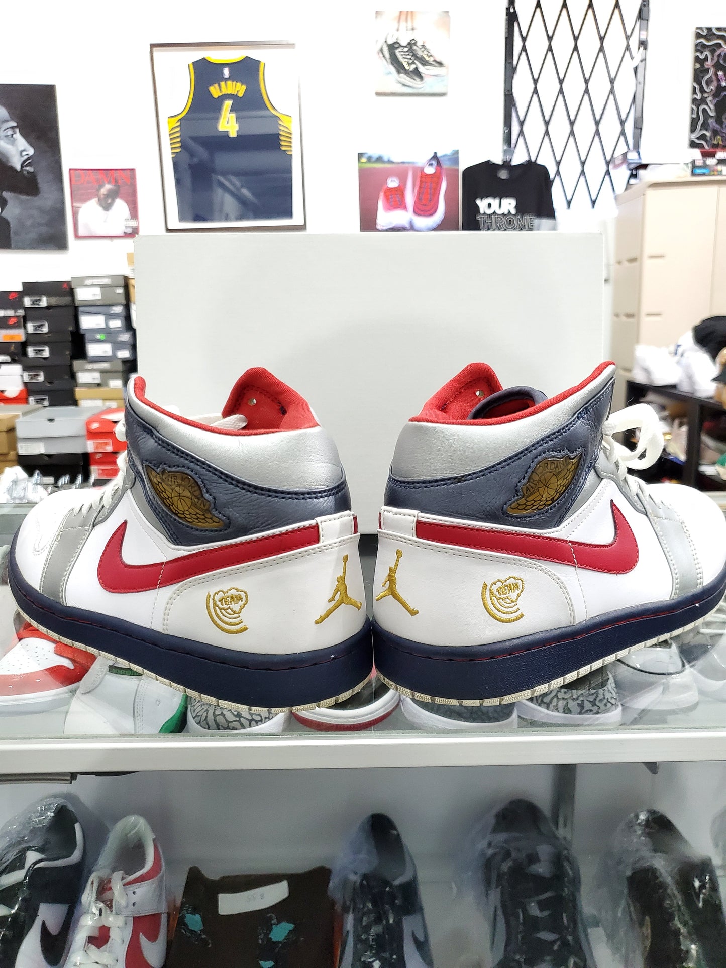 Air Jordan 1 Mid - Dream Team/ "Olympics" (2008)