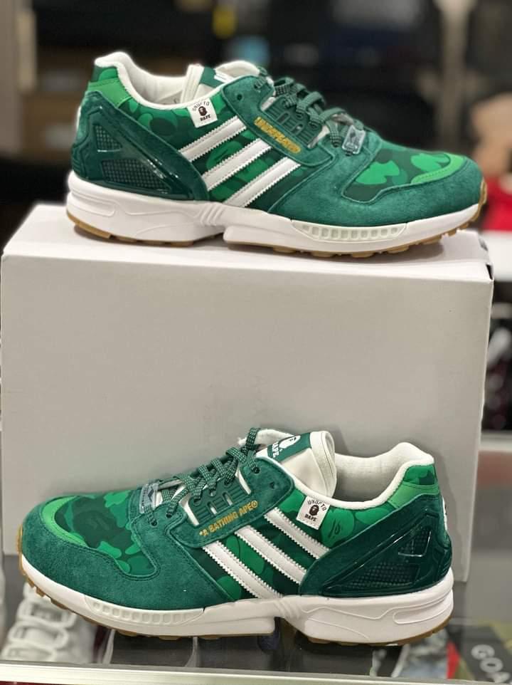 BAPE x Undefeated x Adidas ZX 8000 - “Green Camo”