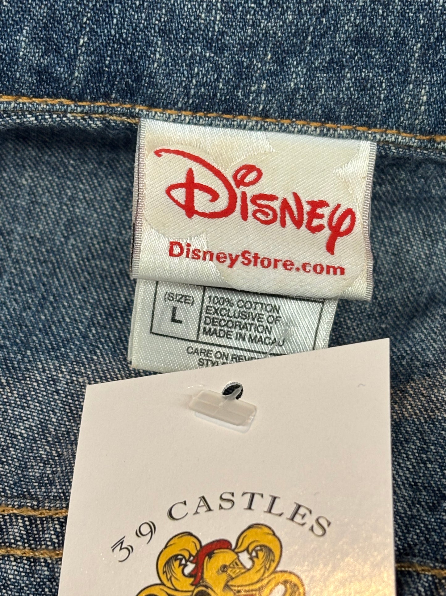WMNS: Vintage Standing Tinkerbell Denim Jacket