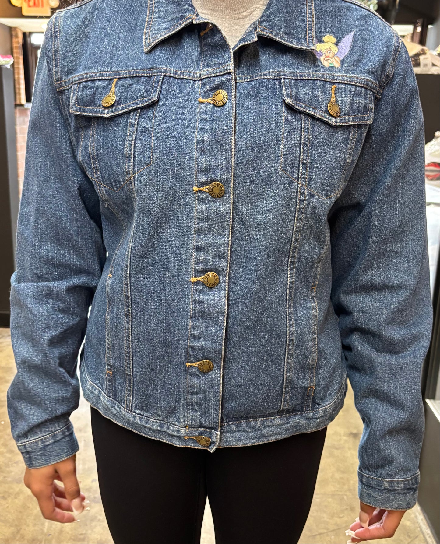 Vintage Tinkerbell Denim Jacket
