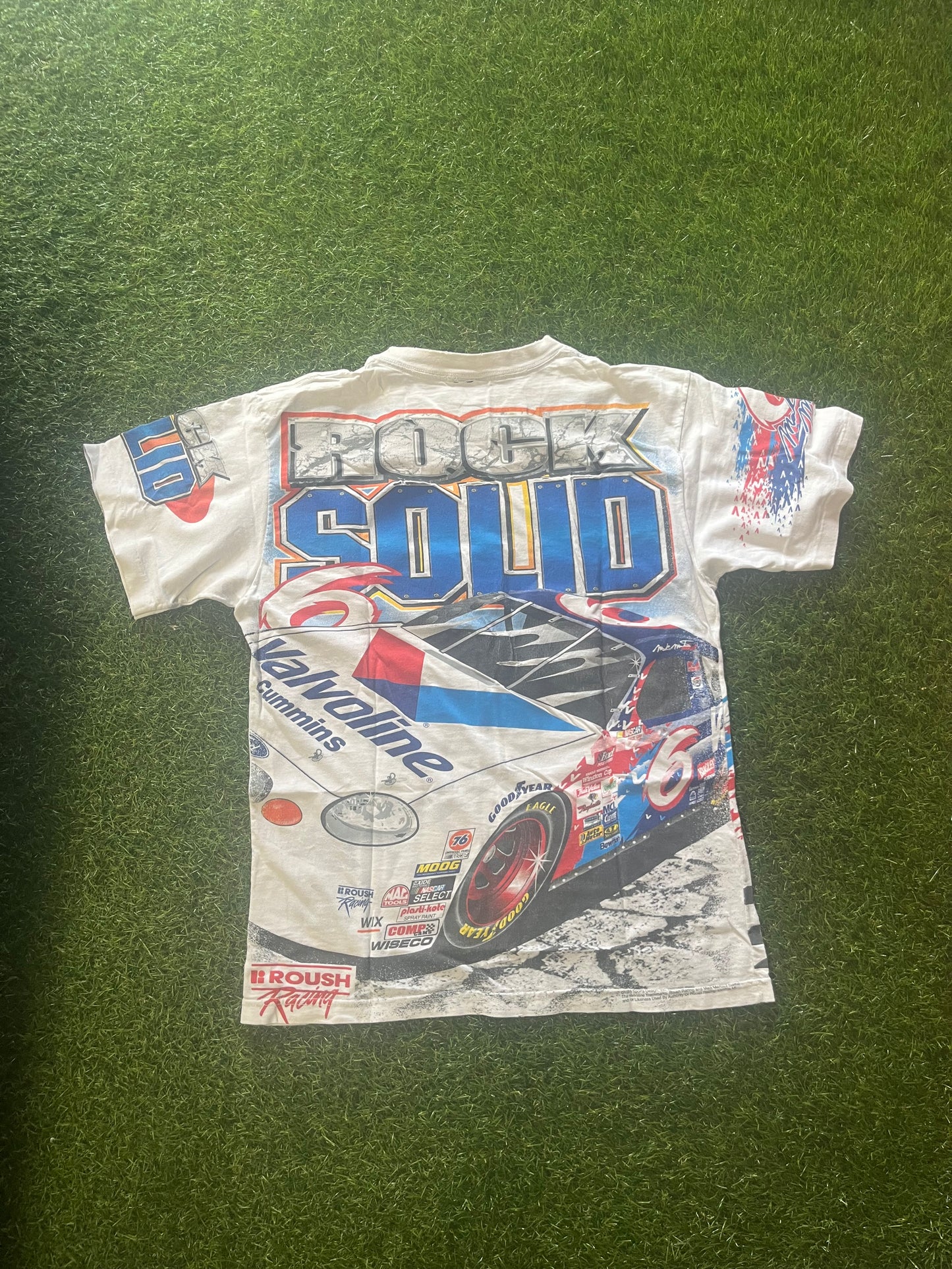 Vintage Mark Martin Valvoline Racing Tee - “ROCK SOLID”