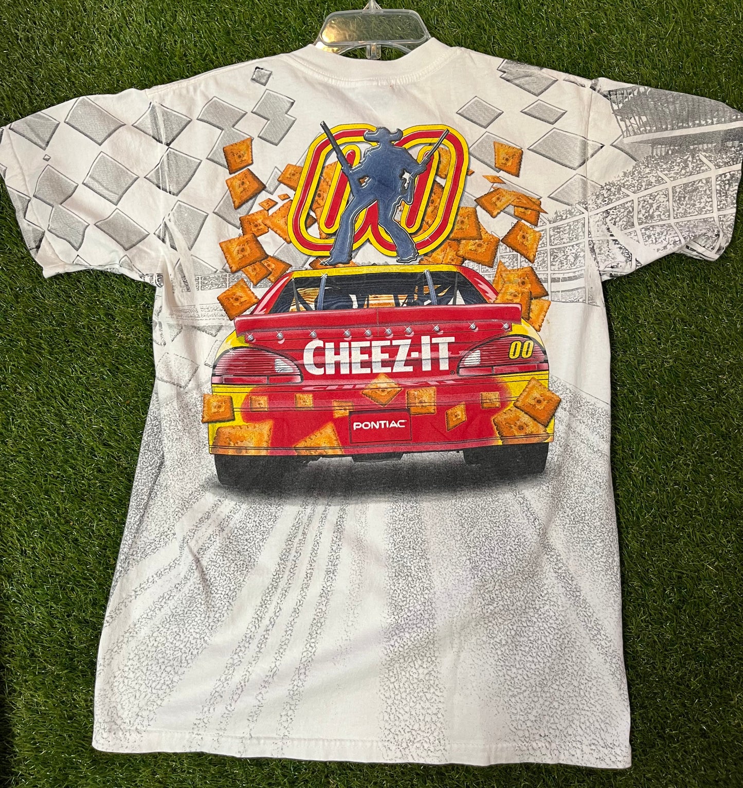 2000 Buckshot Jones/ Cheez-It NASCAR AOP Tee