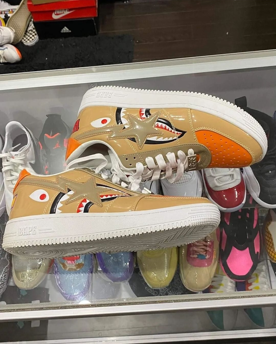 BAPE (A Bathing Ape) - Mad Shark Tan Orange