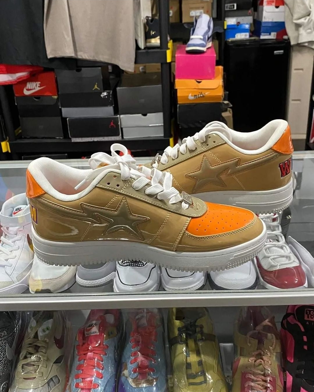 BAPE (A Bathing Ape) - Mad Shark Tan Orange
