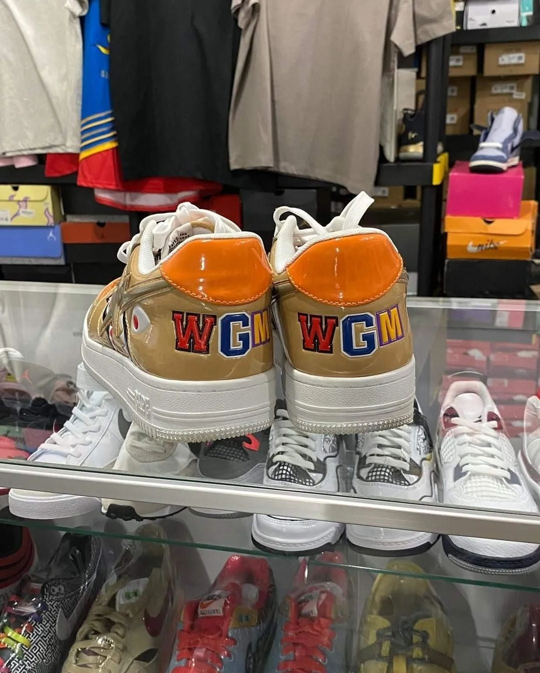 BAPE (A Bathing Ape) - Mad Shark Tan Orange