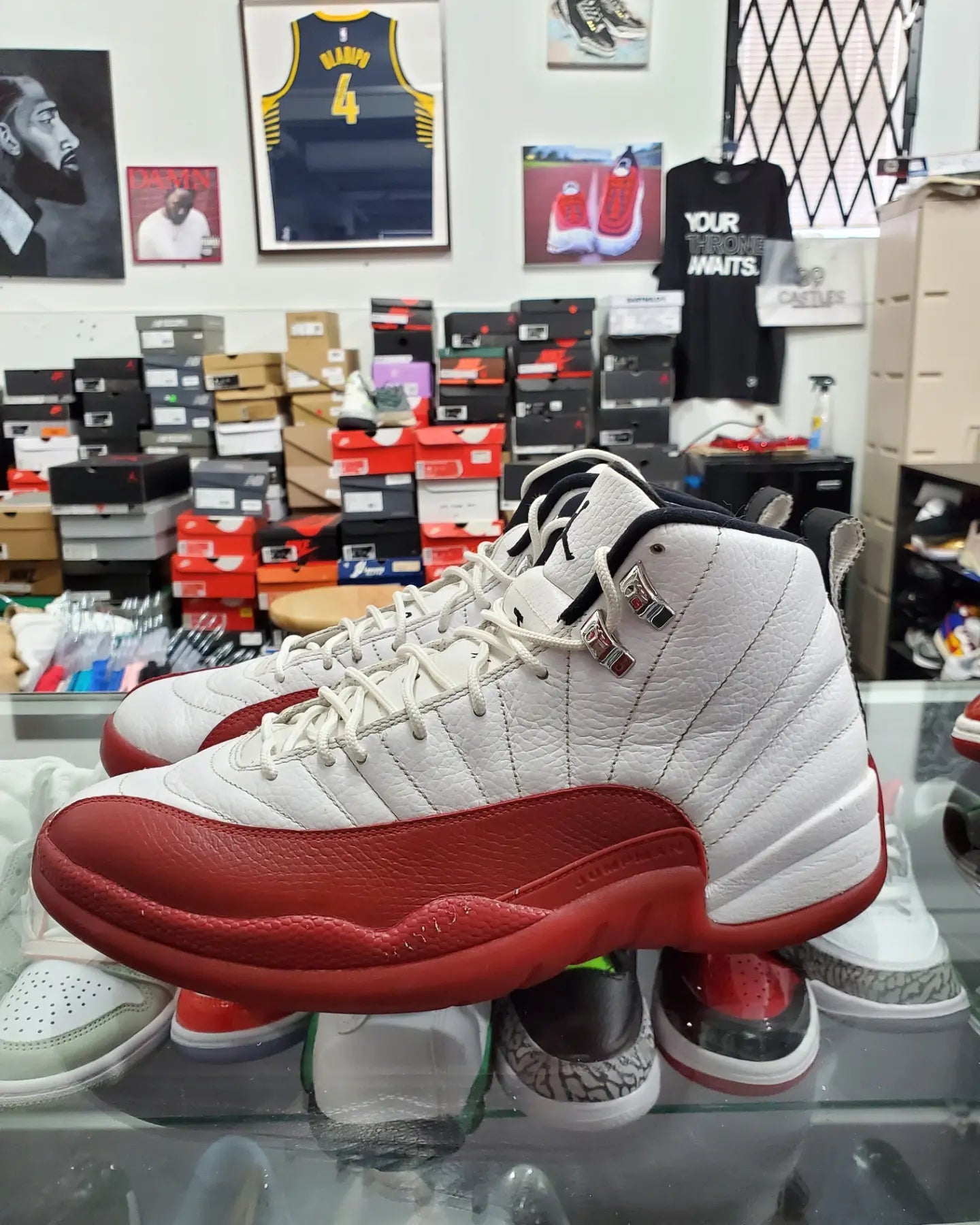 Shoe Jordan 12 Cherry 2009 Air Jordan XII Cherry (2009) – 39castlesstl