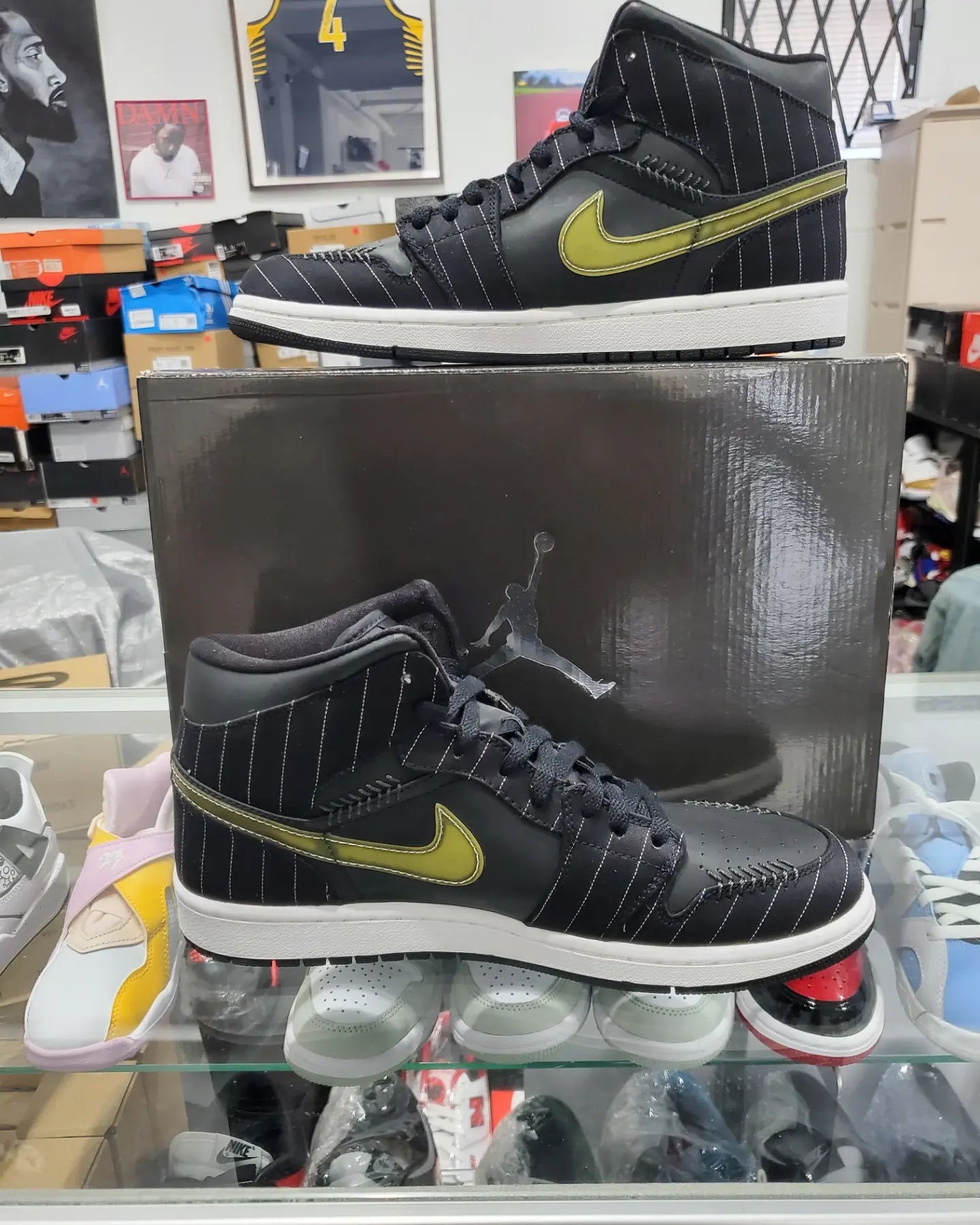 Air Jordan 1 Mid - “Opening Day Black” (2008)