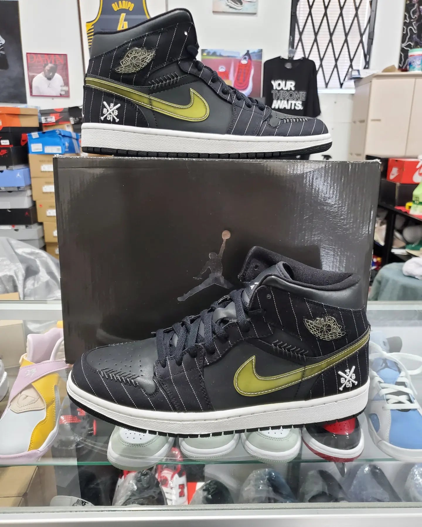 Air Jordan 1 Mid - “Opening Day Black” (2008)