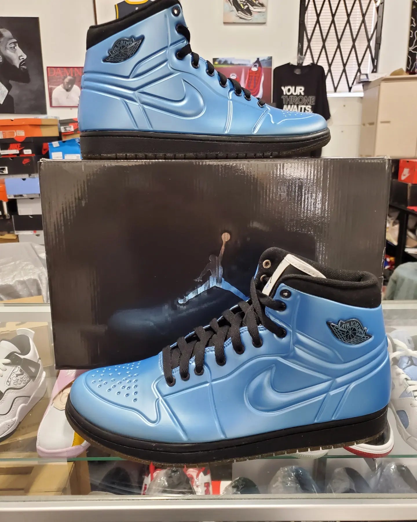 Air Jordan 1 Anodized - "Foamposite/University Blue"