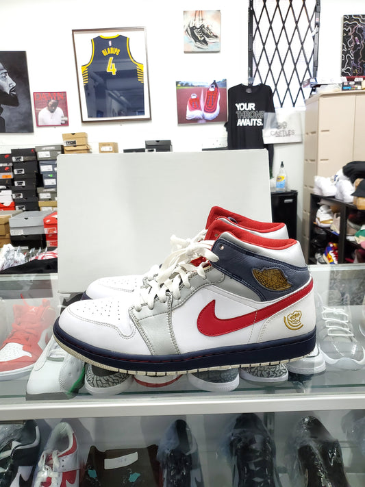 Air Jordan 1 Mid - Dream Team/ "Olympics" (2008)