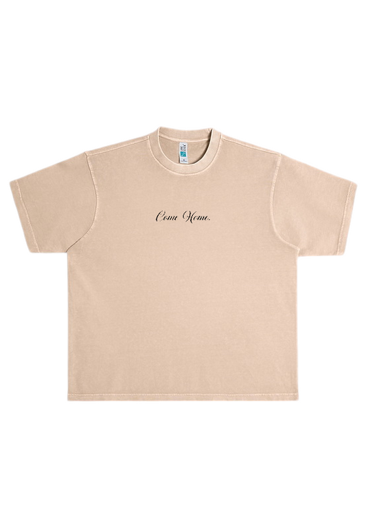 Homecoming University Code39 Tee (Tan)