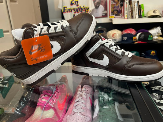 Supreme x Nike SB Air Force II Low - Baroque Brown