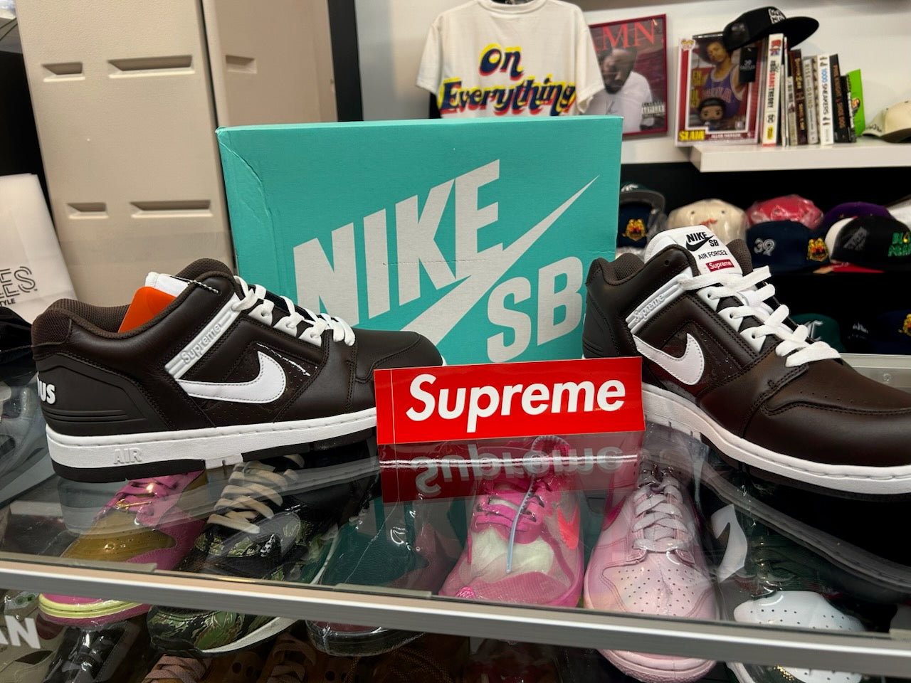 Supreme x Nike SB Air Force II Low - Baroque Brown