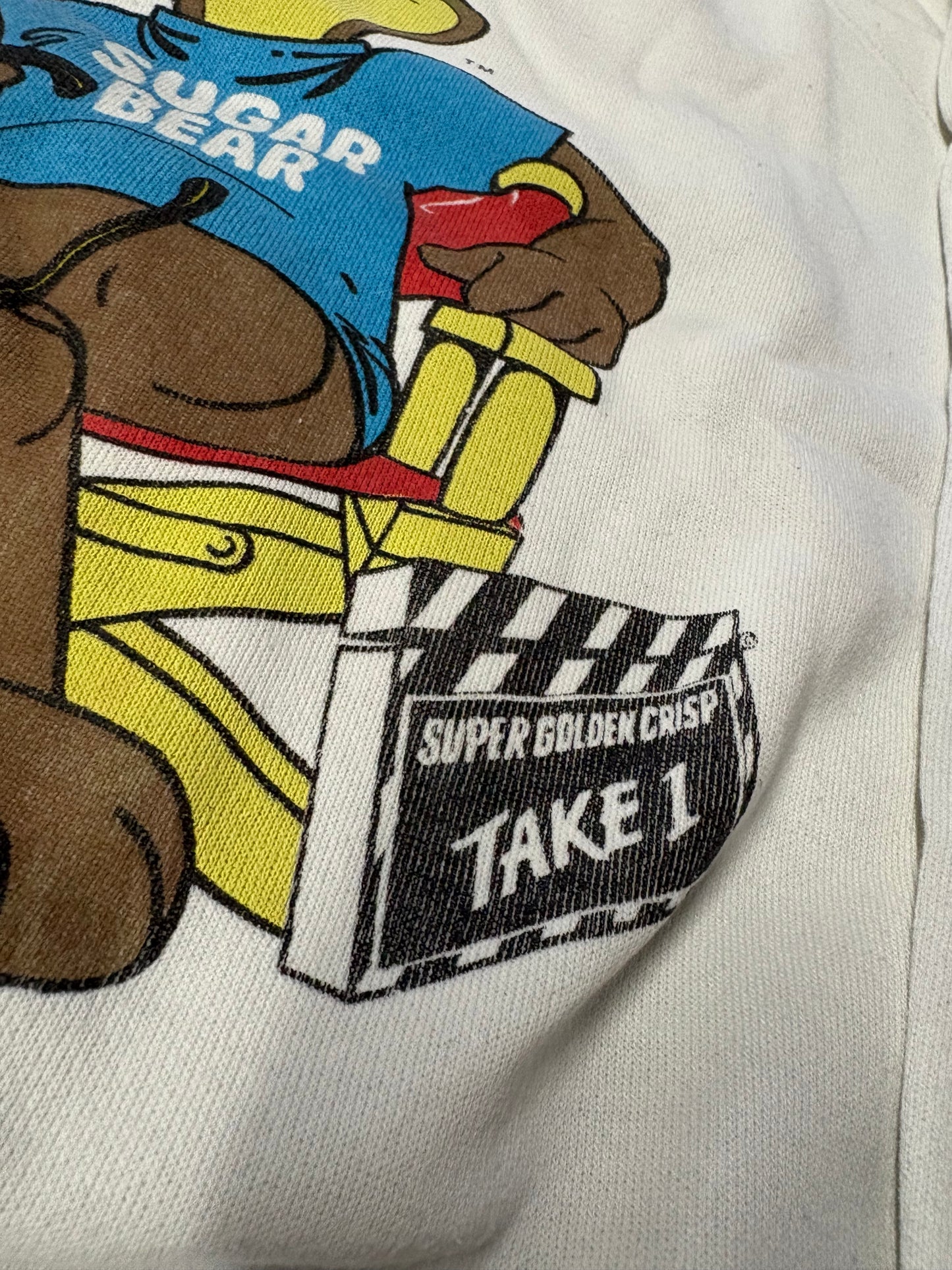 Vintage 1990s Golden Crisp Crewneck -Sugar Bear (White)
