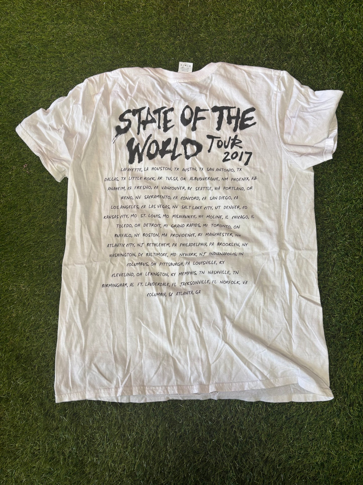 Vintage Janet Jackson State of The World ‘17 T-Shirt