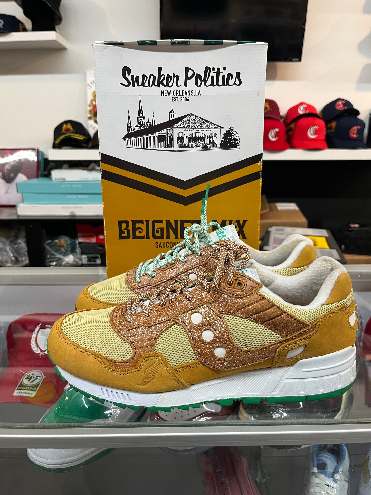 Sneaker Politics x Saucony Shadow 5000 - “Cafe Du Monde”