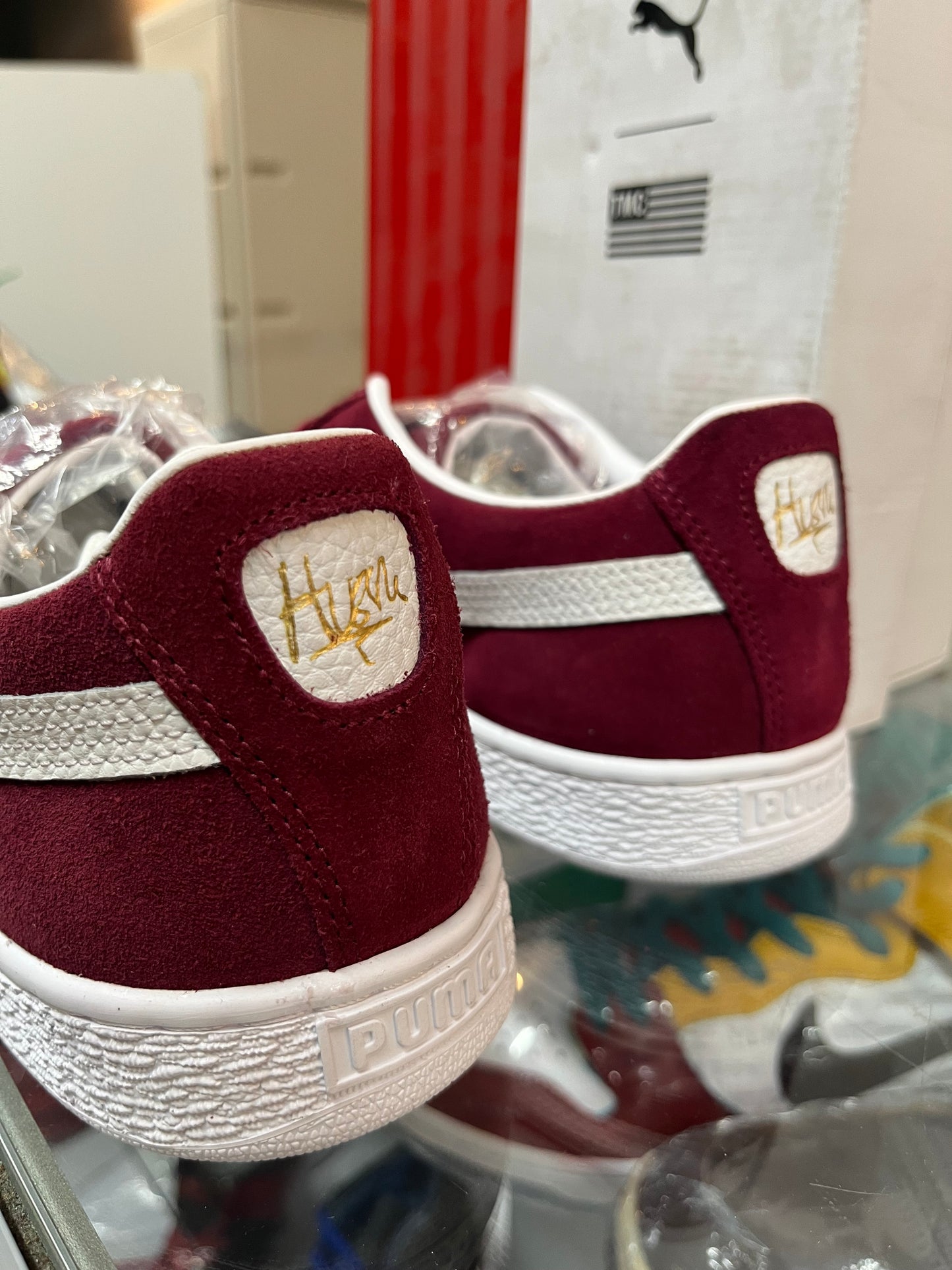 Puma Suede x TMC Status Symbol - Maroon