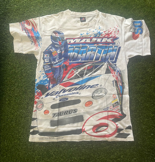 Vintage Mark Martin Valvoline Racing Tee - “ROCK SOLID”