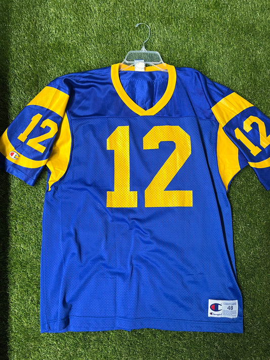 Vintage 1990s Champion St. Louis Rams Jersey- Tony Banks #12