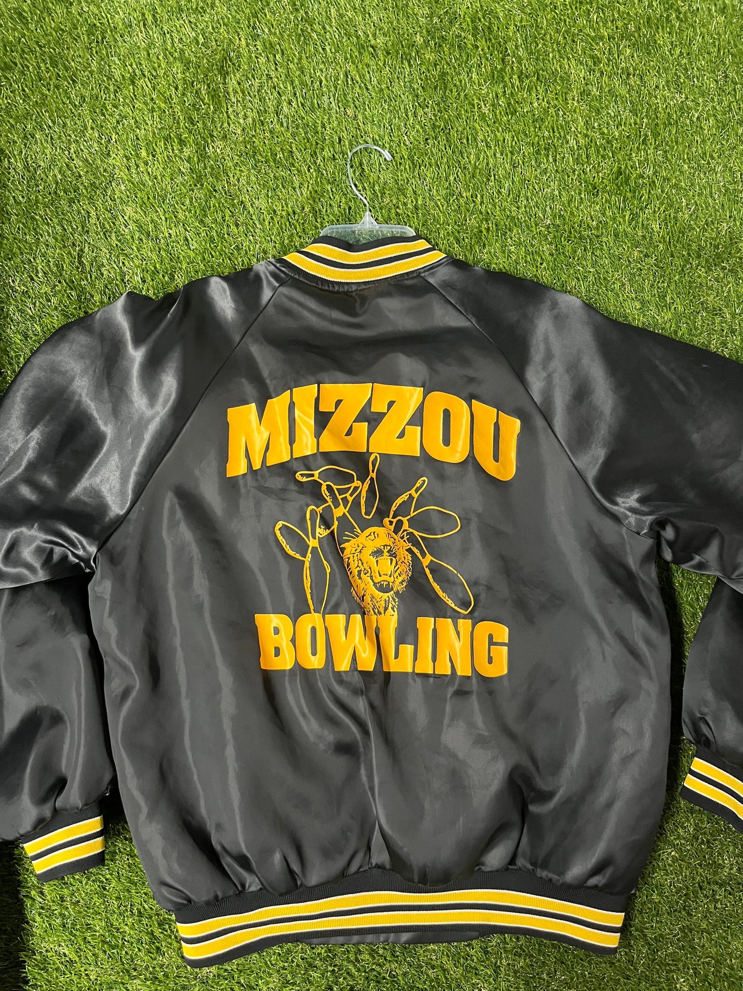 Vintage MIZZOU (University of Missouri) Bowling Satin Jacket