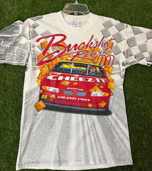 2000 Buckshot Jones/ Cheez-It NASCAR AOP Tee