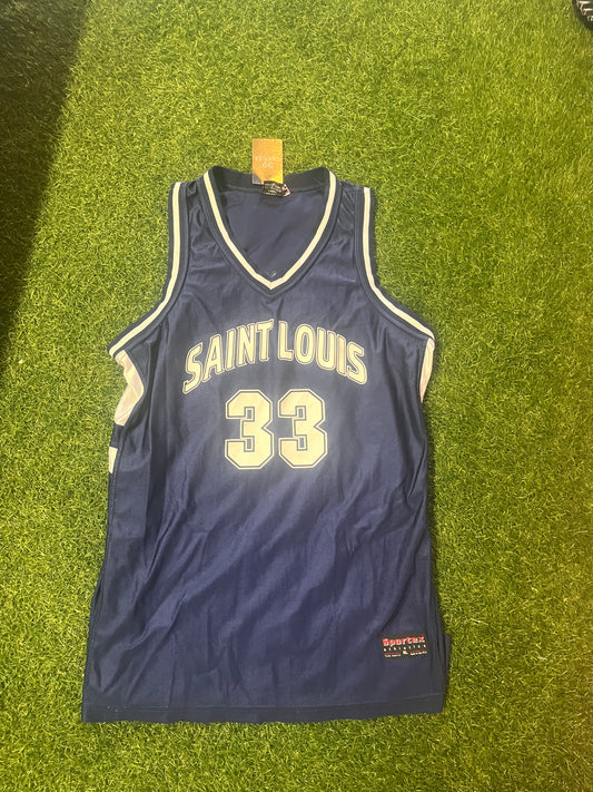 Vintage Saint Louis University (SLU) Billikens Basketball Jersey (#33)