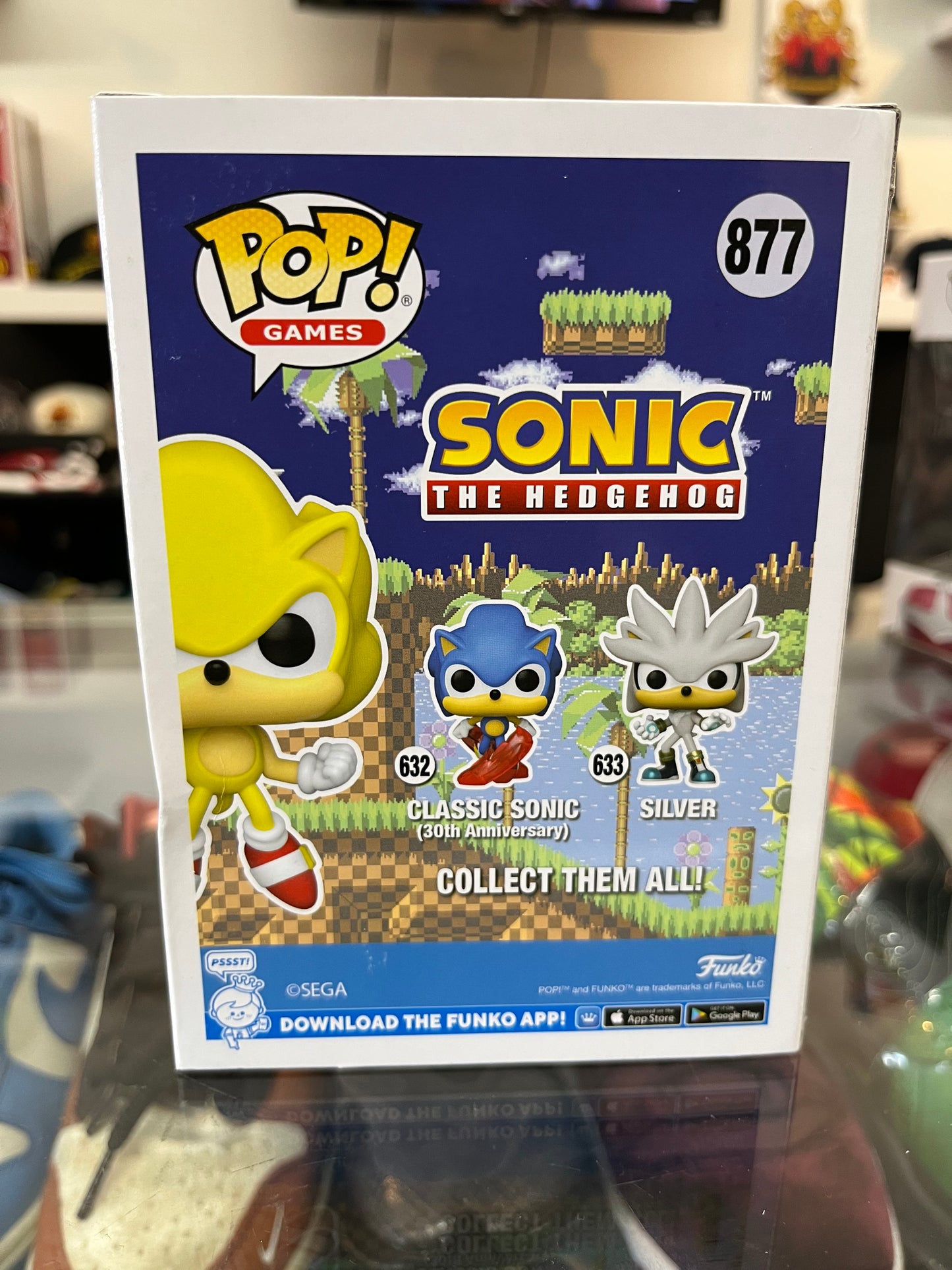 Funko Pop! - Games Sonic The Hedgehog ‘Super Sonic’ 877