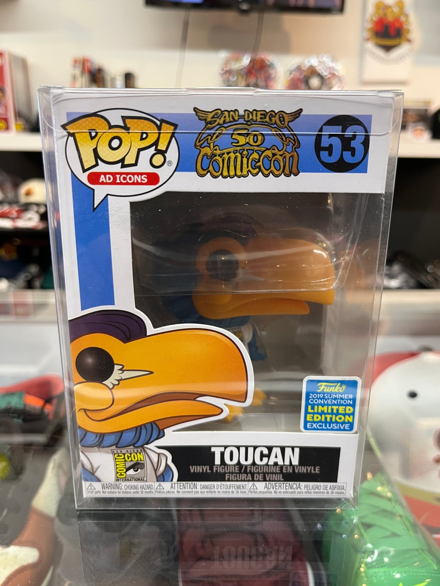 Funko Pop! - Ad Icons San Diego 50 Comic Con ‘Toucan’ 53